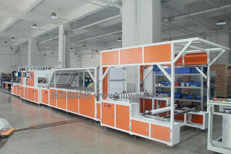 Full Automatic Auto Loading Continuous HF PVC Bgas Welding Machine Production Line Type