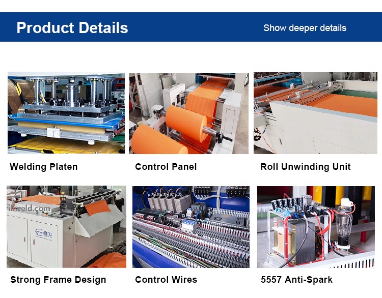 Automatic PVC TPU Medical Bags Forming Machines from Roll Materials CE Certificate High Speed 