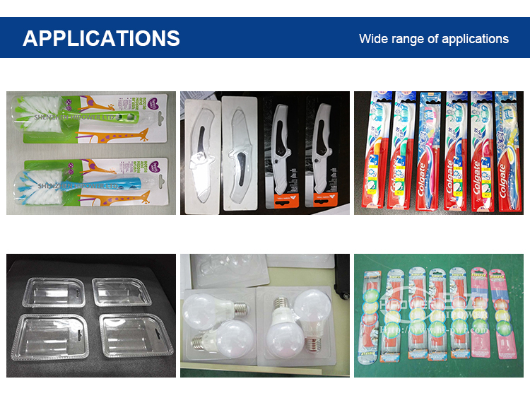 Auto Loading Blister Paper Carton Card Sealing Machine by High Frequency Welding Technology